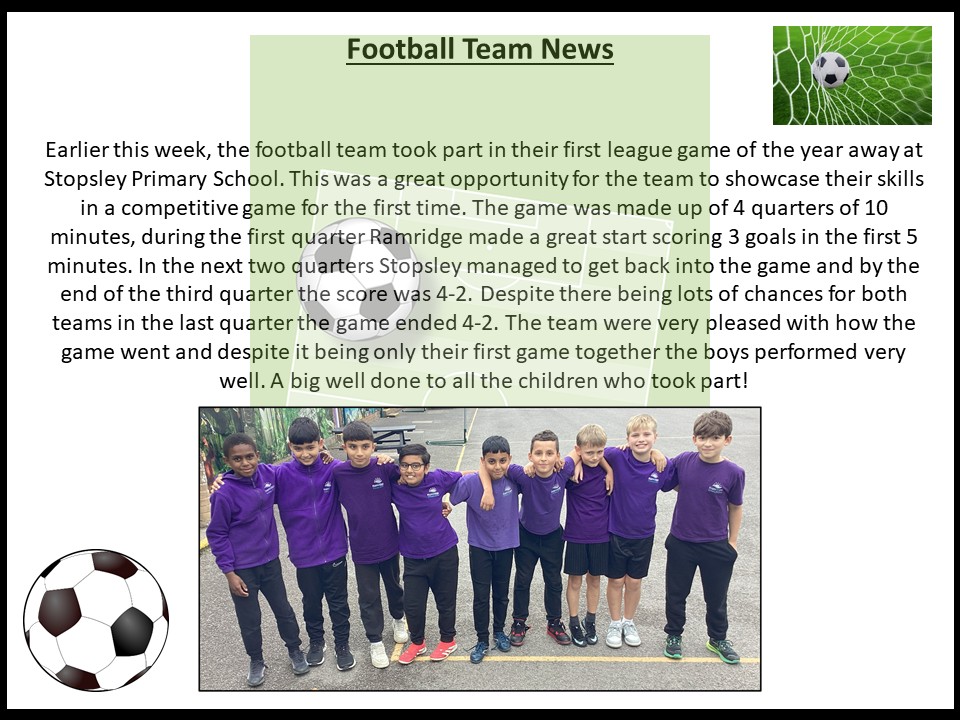 Football game - stopsley